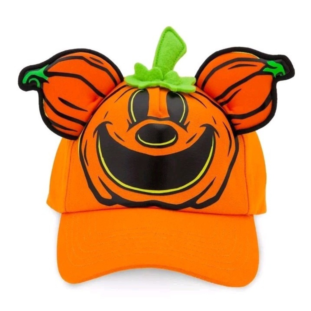Disney Baseball Cap Hat Halloween Mickey's Pumpkin Patch Jack-o'-Lantern